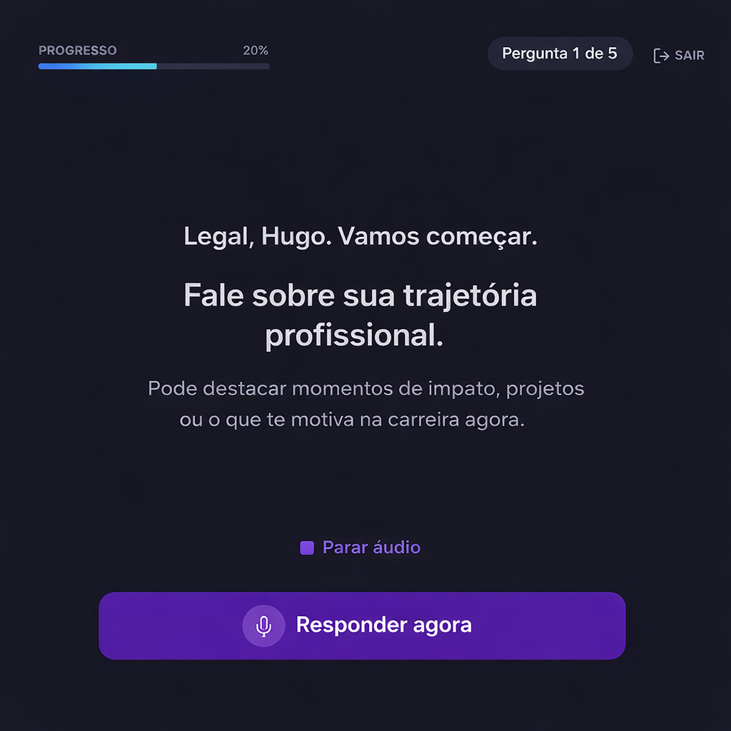 Simulador de Entrevista IA das Vagas